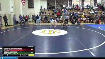 128 lbs Cons. Semi - Jeremiah Southwell, W. S. Neal vs Sequoah Hicks, John Carroll Catholic HS