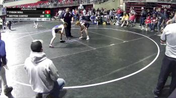 102 lbs Cons. Round 1 - Deyton Cortez, Lincoln Squires Wrestling Club vs Tyson Soll, Arlington Eagles