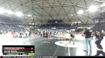 38-41 lbs Quarterfinal - Christopher Monson Iii, Mat Demon Wrestling Club vs Bexten Shuler, White River Hornets Wrestling Club