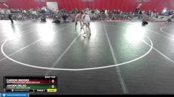 190 lbs Quarterfinal - Carson Brooks, Northern Exposure Wrestling Club vs Jayden Delao, LaCrosse Area Wrestlers