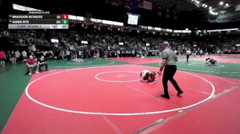 146 lbs Cons. Round 4 - Aiden Rye, CFC1 vs Braxdon Schultz, AVL1