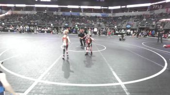 40 lbs Consi Of 4 - Vaughn Seibel, Belleville Little Devils vs Miles Sanders, Sallisaw Takedown Club