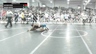 120 lbs Round Of 64 - Hayden Ross, TX vs Mason White, NC