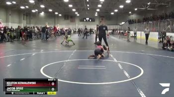 55 lbs Semifinal - Keaton Kowalewski, NBWC vs Jacob Spisz, Team Donahoe