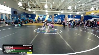 160 lbs Quarters & Wb (16 Team) - Josh Gallo, Funky Monkey vs Matt Bennett, Camden Gold