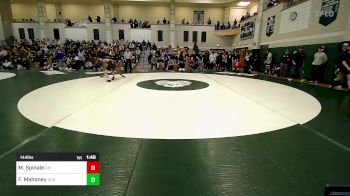 144 lbs Round Of 32 - Mateo Spinale, Catholic Memorial vs Freddie Mahoney, Duxbury