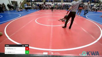 61 lbs Quarterfinal - Cooper Williams, Battlefield Wrestling Club vs Hunter Jones, Wagoner Takedown Club