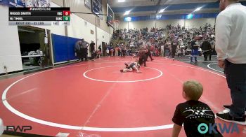 52 lbs Quarterfinal - Riggs Smith, Bartlesville Wrestling Club vs RJ Thiel, Broken Arrow Wrestling Club