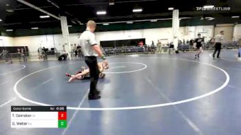 100 lbs Consolation - Tyler Dekraker, VA vs Dalton Weber, NJ