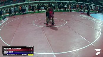 132 lbs Cons. Round 2 - Achilles Alexander, Alaska vs Cole Clint, Idaho