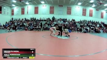 120 lbs Semifinal - Kayla Moroschan, Chippewa vs Brooklyn Madal, Normandy