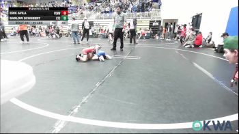 40 lbs 3rd Place - Erik Avila, Ponca City Wildcat Wrestling vs Barlow Schubert, Chandler Takedown Club