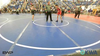 100 lbs Rr Rnd 3 - Charles Mehojah, Wolfpak Wrestling vs Kade Church, Skiatook Youth Wrestling