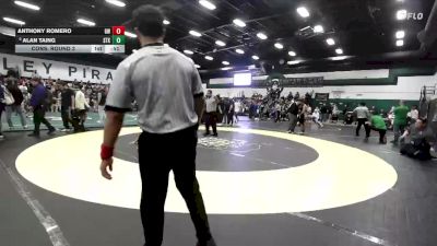 113 lbs Cons. Round 3 - Alan Taing, Stockdale vs Anthony Romero, Golden West