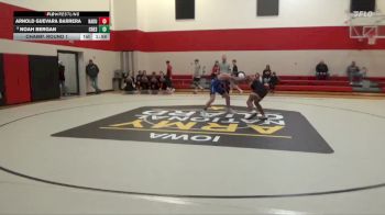132 lbs Champ. Round 1 - Arnold Guevara Barrera, Hampton-Dumont-CAL vs Noah Bergan, Crestwood, Cresco