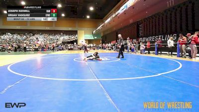 70 lbs Consi Of 4 - Joseph Kidwell, Raw Wrestling Club vs Urijah Vasquez, Elite Force Wrestling Club