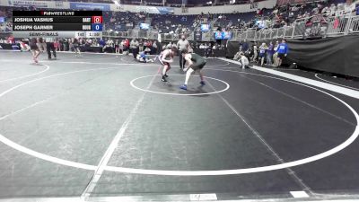 133 lbs Semifinal - Joshua Vashus, Bartlesville Wrestling Club vs Joseph Garner, Rough Riders Wrestling