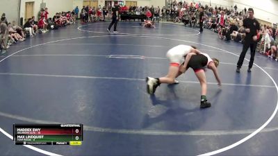 85 lbs Quarterfinals (8 Team) - Maddex Ewy, Oklahoma Elite vs Max Lindquist, Team Rogue