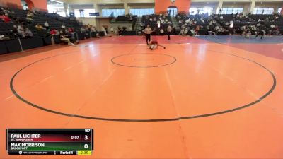 157 lbs Cons. Round 2 - Paul Lichter, St. John Fisher vs Max Morrison, Brockport