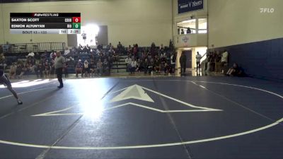 133 lbs Champ. Round 1 - Saxton Scott, Cal State Bakersfield vs Edmon Altunyan, Rio Hondo College