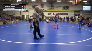 138 lbs Quarterfinal - Eli Cruikshank, South Tama County vs Brayton Dripps, Dike-New Hartford