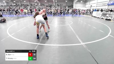 154 lbs Rr Rnd 1 - Bradley Barr, The Wrestling Mill vs Trace Kinzey, Micky's Maniacs Yellow