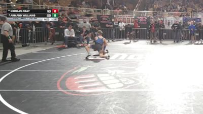 150 3A Quarterfinal - Nikolas Gray, Wellington Community Hs vs Armand Williams, South Dade