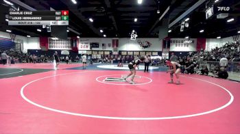 132 lbs Cons. Round 2 - Louis Hernandez, Santa Fe vs Charlie Cruz, Valley View