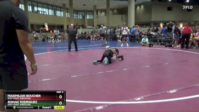 65 lbs 3rd Place Match - Maximilian Boucher, Gulf Coast Wrestling vs Roman Rodriguez, Gulf Coast Wrestling