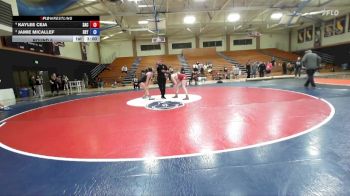 160 lbs Round 5 - Jamie Micallef, Skyline vs Kaylee Ceja, Sacramento City College