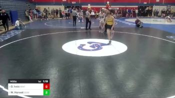 145 lbs Semifinal - Owen Ivcic, Bentworth vs Mason Horwat, Derry