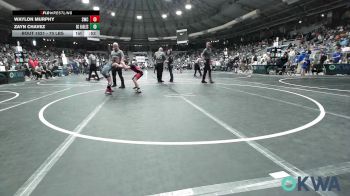 70 lbs Round Of 16 - Waylon Murphy, Salina Wrestling Club vs Zayn Chavez, Del City Little League Wrestling