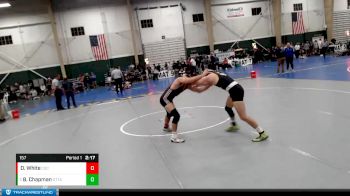 157 lbs Cons. Round 3 - Brock Chapman, Ottawa University vs Dylan White, Chadron State