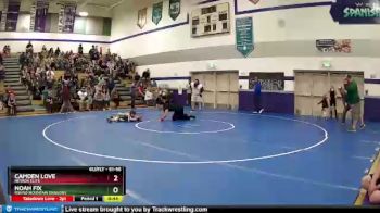 51-56 lbs Round 2 - Camden Love, Nevada Elite vs Noah Fix, Round Mountain Dragons