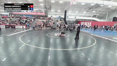 117 lbs Round 4 (12 Team) - Carleigh Czerneski, Adrian College vs Theresa Zeppetelli, Felician