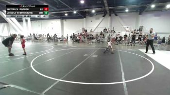 58 lbs Consi Of 8 #1 - Maverick Lederer, Rising Sun WC vs Lincoln Whittenburg, Ceres Pups WC