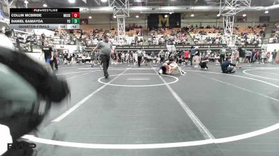 132 lbs Quarterfinal - Collin McBride, Muskogee vs Daniel Samayoa, Putnam City