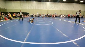 58 lbs Rr Rnd 1 - Josh Schaub, Firebird Elite vs Justin Wells, Roundtree Wrestling Academy 9U