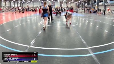 128 lbs Rd# 4- 12:45pm Friday - Cordy Zalota, POWA vs Saylor Wendell, So. Cal. Hammers