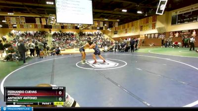 195 lbs Cons. Round 3 - Anthony Antonio, Mira Mesa vs Fernando Cuevas, Birmingham