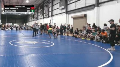 165 lbs Allday - Dylan Davies, GREAT BRIDGE WRESTLING CLUB vs Ryan Thompson, RALEIGH AREA WOLFPACK BLACK