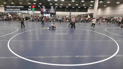 138 lbs Champ. Rd Of 16 - Jacksen Carter, Berge Elite Wrestling Academy vs Demetrios Carrera, Team El1te Wrestling