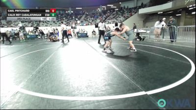 3rd Place - Cael Pritchard, Bristow Elementary Wrestling Club vs Calix Rey Cabalatungan, Standfast
