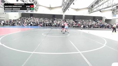 200-J lbs Rr Rnd 2 - Brayden Hinrichsen, Upper Township vs Gregory Brennan, MacArthur