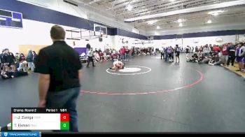 132 lbs Champ. Round 2 - Justyce Zuniga, Toppenish vs Trever Ekman, Prairie