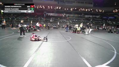 65 lbs Quarterfinal - Gianna Marmarosa, Immortals vs Honor Pluchino, Jersey 74