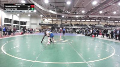 126 lbs Consi Of 16 #2 - Aidan Mantooth, Barrington vs Uriah Tippos, Hope