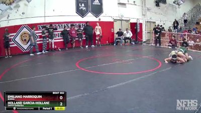 152 lbs Cons. Round 2 - Holland Garcia-Holland, Santa Barbara vs Emiliano Marroquin, Buena