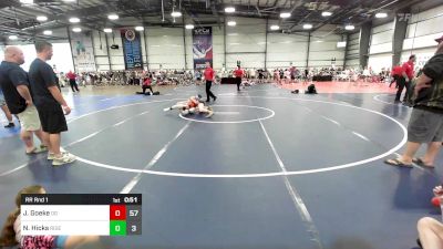 120 lbs Rr Rnd 1 - Jack Goeke, Ohio Gold vs Noah Hicks, Ride Out Wrestling Club Green