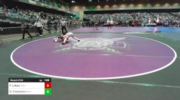 157 lbs Round Of 64 - Patrick Lakey, Centennial vs Diego Francisco, Rio Rancho